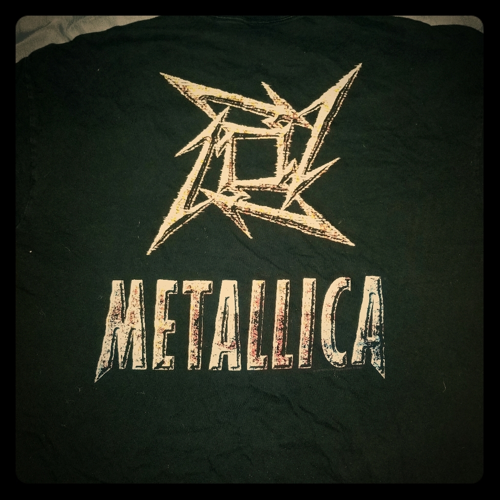 Vintage metallica 90's lead tour concert tshirt XL